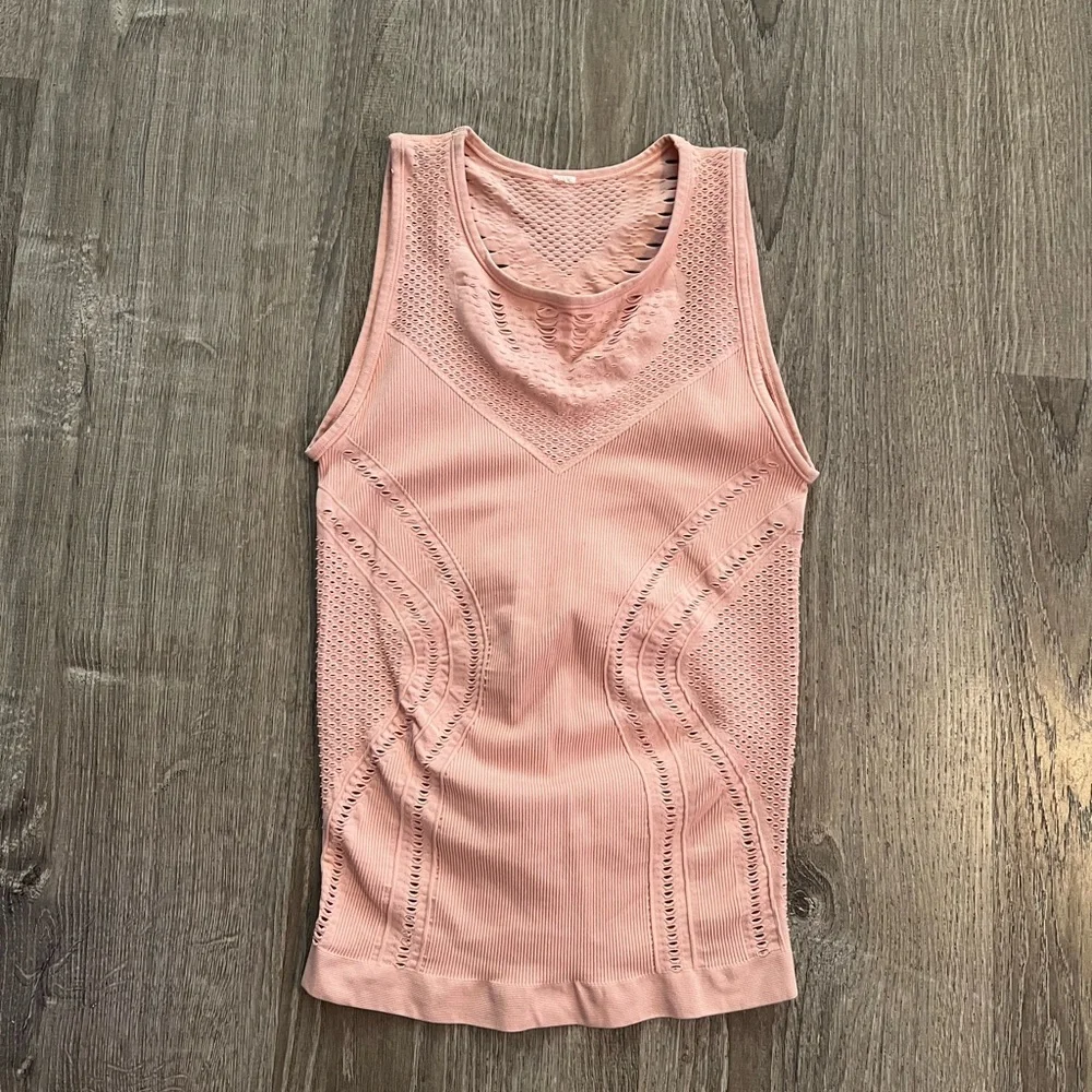 Alo yoga Lark Mesh Detail Seamless Tank